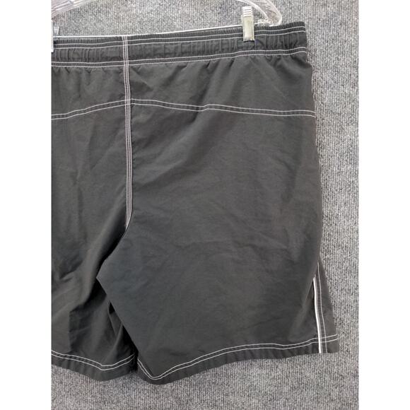 Mens Speedo Cargo Trunks Shorts Size XL Black Pockets Drawstring - Picture 6 of 10